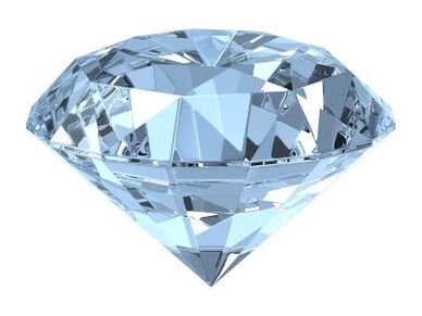 Diamond as an amulet of wellbeing
