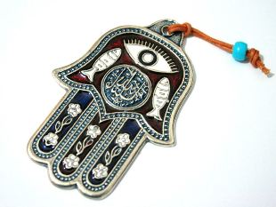 Muslim amulets lucky charm Hamsa